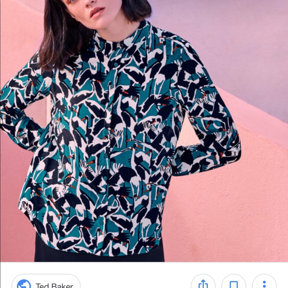 Ted Baker silk button up